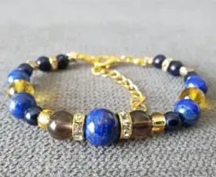 星降る夜のラピスラズリブレスレット