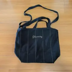 スタディオクリップ、 刺繍 ショルダーバッグ 黒のサムネイル