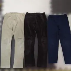 ユニクロ　110cm コーデュロイレギンス デニムライク　レギンス おまとめ