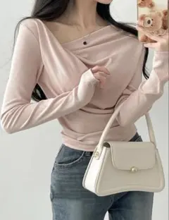 GRL 3Wayドレープカシュクールトップス