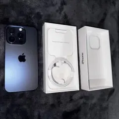 iPhone 15 Pro ブルーチタニウム 256GB 美品 おまけ付