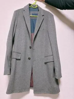 TOMMY HILFIGER グレー チェスターコート