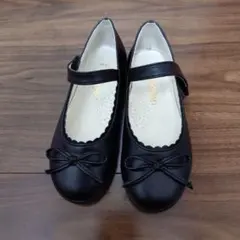 リボン付きブラックフォーマルシューズ 18.0cm