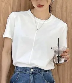 カットソー　Tシャツ　白のサムネイル