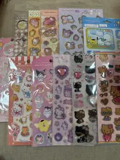 【正規品】サンリオ　人気立体シール　12枚セット