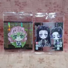 鬼滅の刃ディフォルメシールウエハース　其の五　甘露寺蜜璃　胡蝶カナエ&胡蝶しのぶ