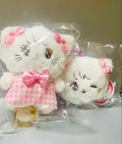 mikko　ムース★リール付きマスコット&もふもふミラーマスコット★新品未開封