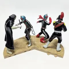 【開封美品】DG仮面ライダー ブラック将軍 ノーマル手＆ドリル手＆ヒルカメレオン 開封美品】DG仮面ライダー ブラック将軍 ノーマル手＆ドリル手