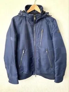 BLACK LABEL CRESTBRIDGE ネイビー　フード付きブルゾン