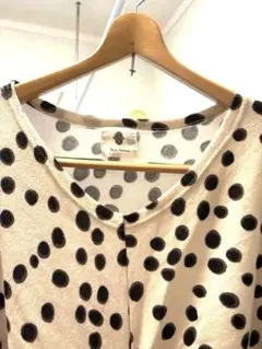 Bou Jeloud リボン　ドット柄チュニック 秋冬