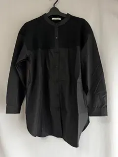 11/16値下げ　未使用　アンドサーチ　異素材ブラウス　ブラック　M