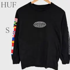 ハフ　ワールド ツアー　ロングTシャツ　カットソー　長袖　ブラック　Sのサムネイル