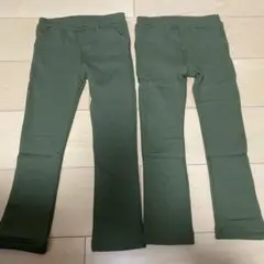 新品未使用タグ付き　裏起毛パンツ　110サイズ 2枚セット
