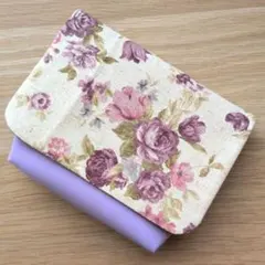 マチ付き移動ポケット　女の子　アンティークフラワー