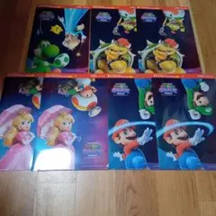 スーパーマリオギャラクシー クリアファイル 全4種＋もう3枚　【合計7枚】