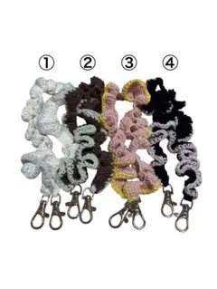 スマホショルダー　手持ち　編み物　ハンドメイド　一点もの