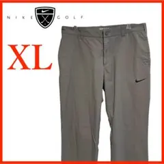 T4419★美品★NIKEGOLF*ナイキゴルフ*スラックス*メンズXL*グレー