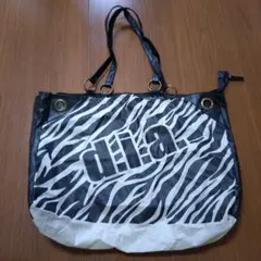 d.i.a. ゼブラ柄ショッパー 希少【平成ギャル】ショップ袋 ショ袋
