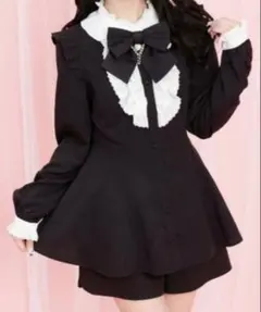 リボンレースフリルセットアップ