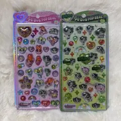 うるちゅるPOPシール パワーパフガールズ パワパフ 2種類セット