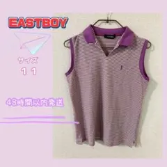EASTBOY サイズ１１　ノースリーブポロシャツのサムネイル