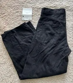 guジーユー バレルレッグジーンズブラック29インチ ユニセックス