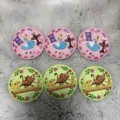 ディズニーデザイン刺繍ピンバッジ6点セット