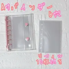 A7 クリア ファイル シール 写真 保存 管理 リフィル 10枚セット お得