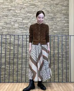 【レア品】Ballsey シャイニーモールクルーネックカーディガン S