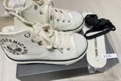 HYSTERIC MINI 牛革　レザーハイカットスニーカー 17cm