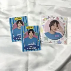 矢花黎 缶バッジ プロフィールカード