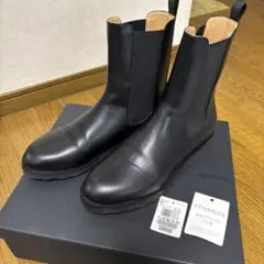 UNTITLED 黒 サイドゴアブーツ