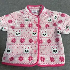 MIKIHOUSEミキハウス❤️あたたか　うさぎ柄　スリーパー　S（80-90）❤️