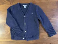 ラルフローレン カーディガン ネイビー 90