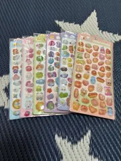 ぷくっと立体デコレーションシール6点セット