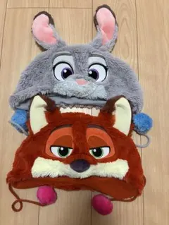 ディズニー　ズートピア　ファンキャップ　ニック　ジュディ　セット