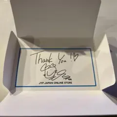 TWICE MOMO モモ JYP 購入特典　サンキューカード　メッセージカード