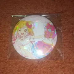 虹野ゆめ 缶バッチ アイカツスターズ！×サンリオキャラクターズ｜ホログラム缶