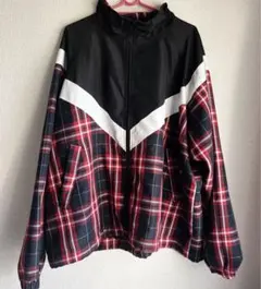 メンズ Lサイズ チェック柄 ジャケット