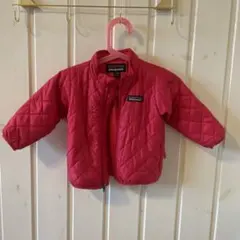 patagonia ピンク キルティングジャケット 6-12M