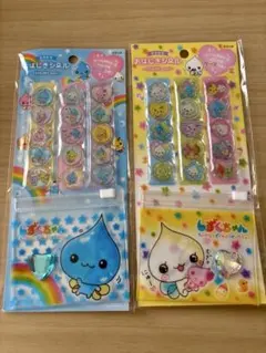 しずくちゃん おはじきシール2種類