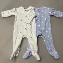 jacadi 長袖ロンパース　6M 67cm ２枚セット