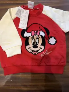 バースデイ　Disney ミニー　クリスマス サンタトレーナー 80