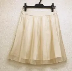 在庫売り切りセール‼️新品 UNTITLED シフォンプリーツスカートsize2