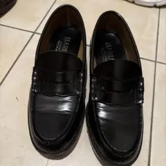 HARUTA ハルタ ローファー 6550 黒 25.5cm 3E メンズ 学生