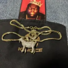 KINGICE ｘNOTORIOUS B.I.G. GOAT necklace