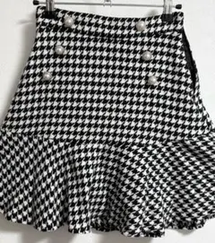 千鳥柄 ミニスカート