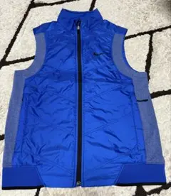 Nike GOLF 青 ジッパーベスト