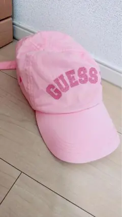 【限定値下げ中】ヴィンテージ デッドストックGUESS ピンクキャップ