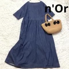 n'Or ノアール＊オーバーサイズデニムワンピース【F】ストレッチ